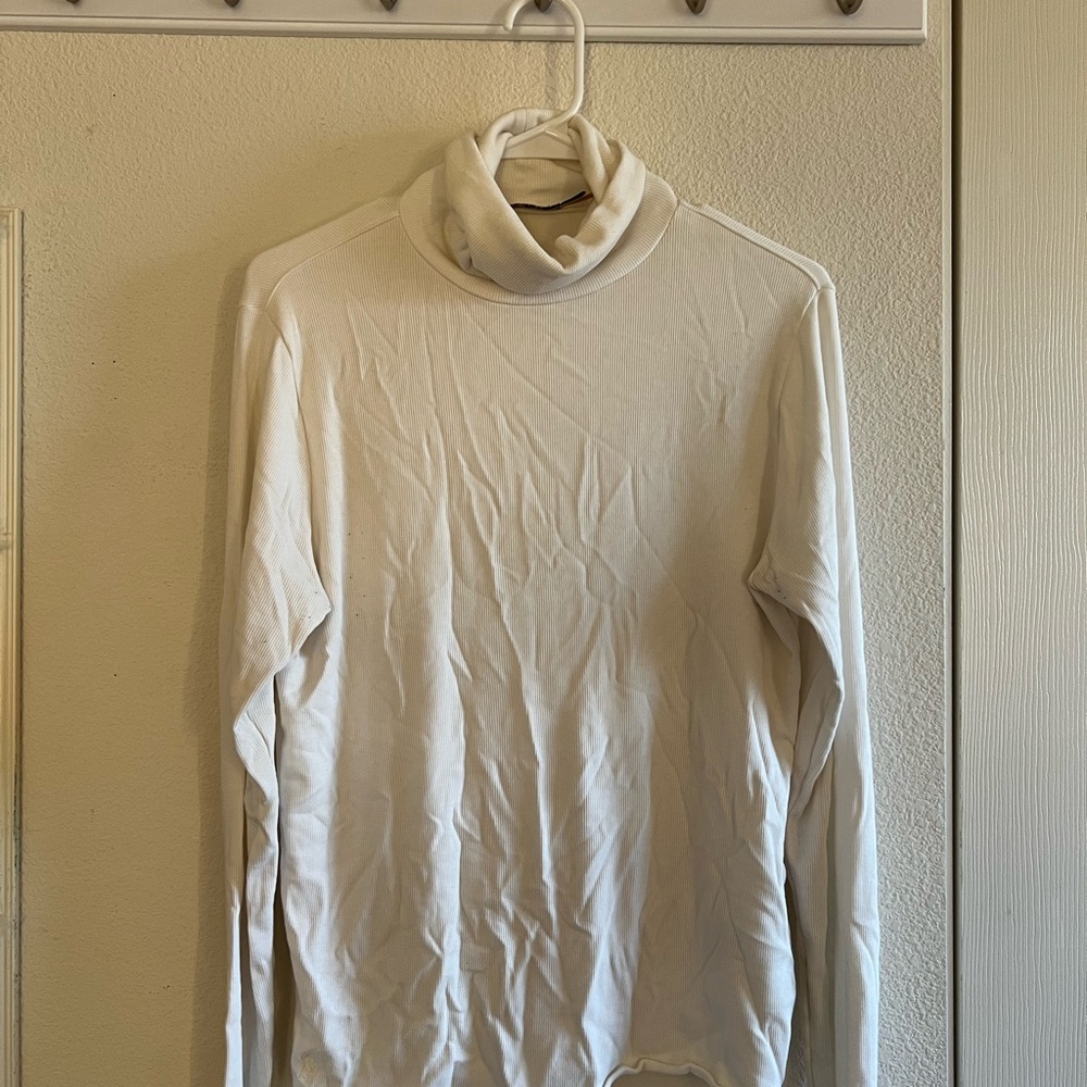 Womens White Turtleneck Sweater Ralph Lauren